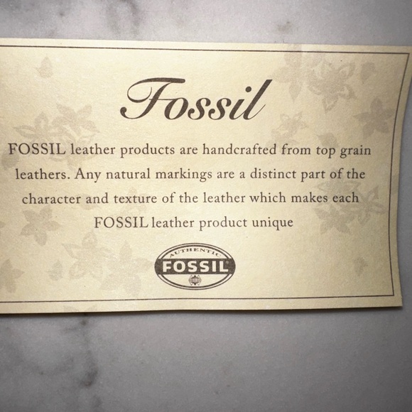 NWT Vintage Fossil Black Leather Wallet - Picture 6 of 6